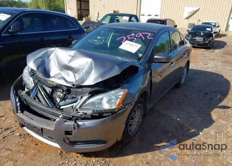 2015 Nissan Sentra S z USA, uszkodzony, nr VIN 3N1AB7AP1FY382592